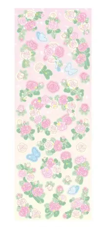Pink Rose Stickers